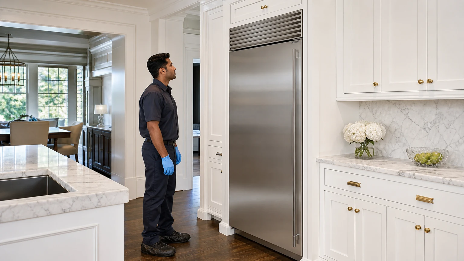 Built-in refrigerator diagnostic visit in East Cobb